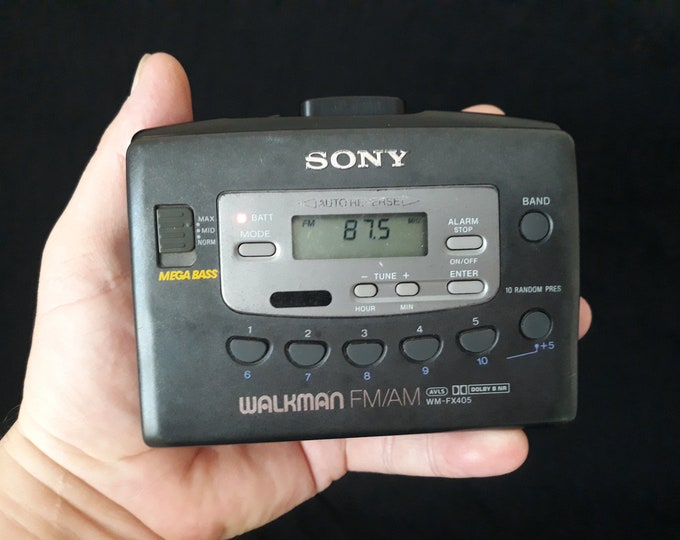 Vintage Sony Walkman Cassette Player Rare Sony Cassette Etsy