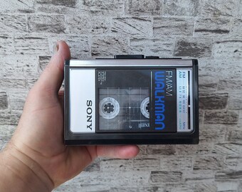 Vintage Rare Sony Walkman, Cassette Player, Sony Cassette Player, Sony, Sony Walkman, Sony WM F-31, Walkman, Cassette Player, Gift, Gifts