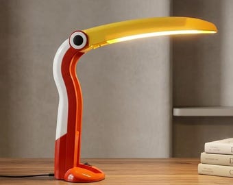 Vintage Toucan Desk Lamp - H.T. Huang Design - 1980s