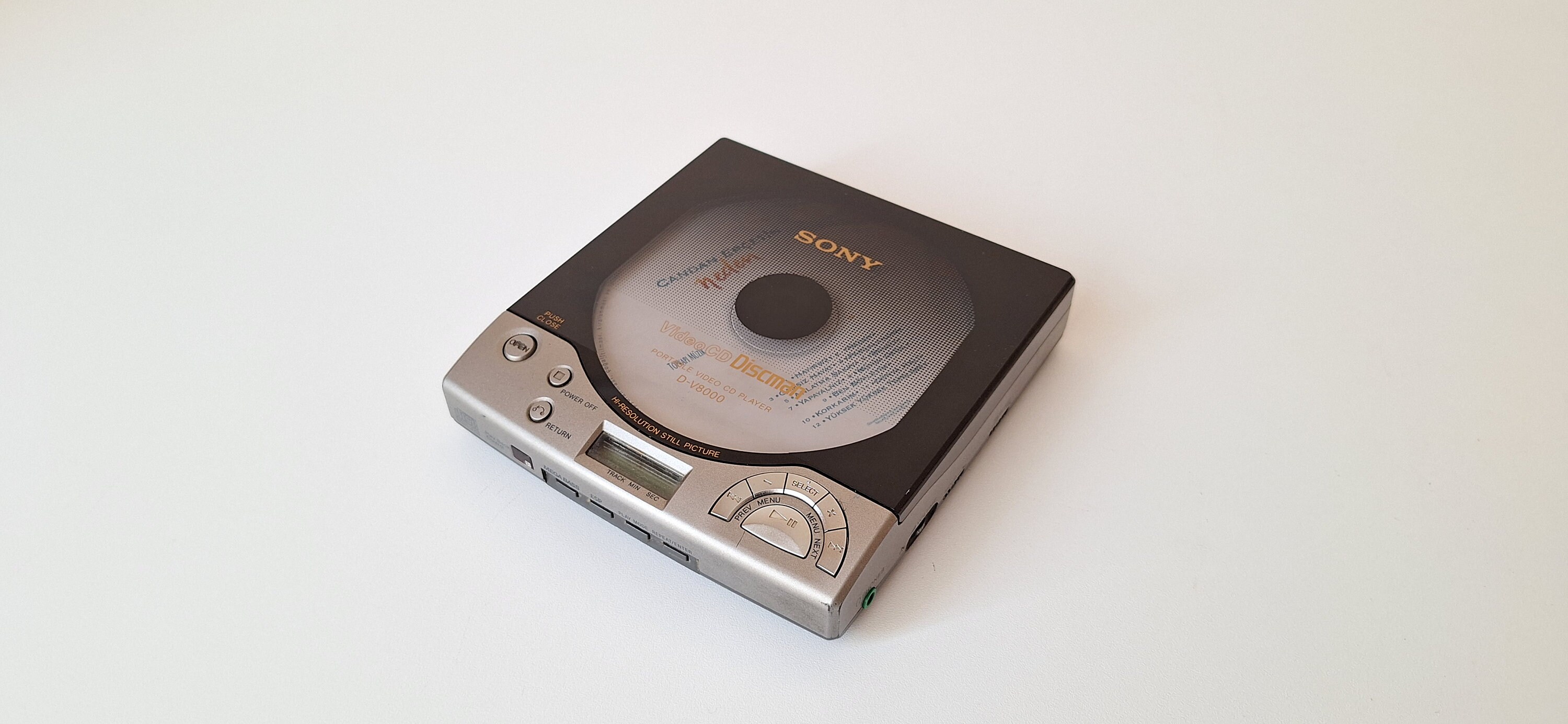Vintage Sony Discman D-V8000 CD Player - Etsy