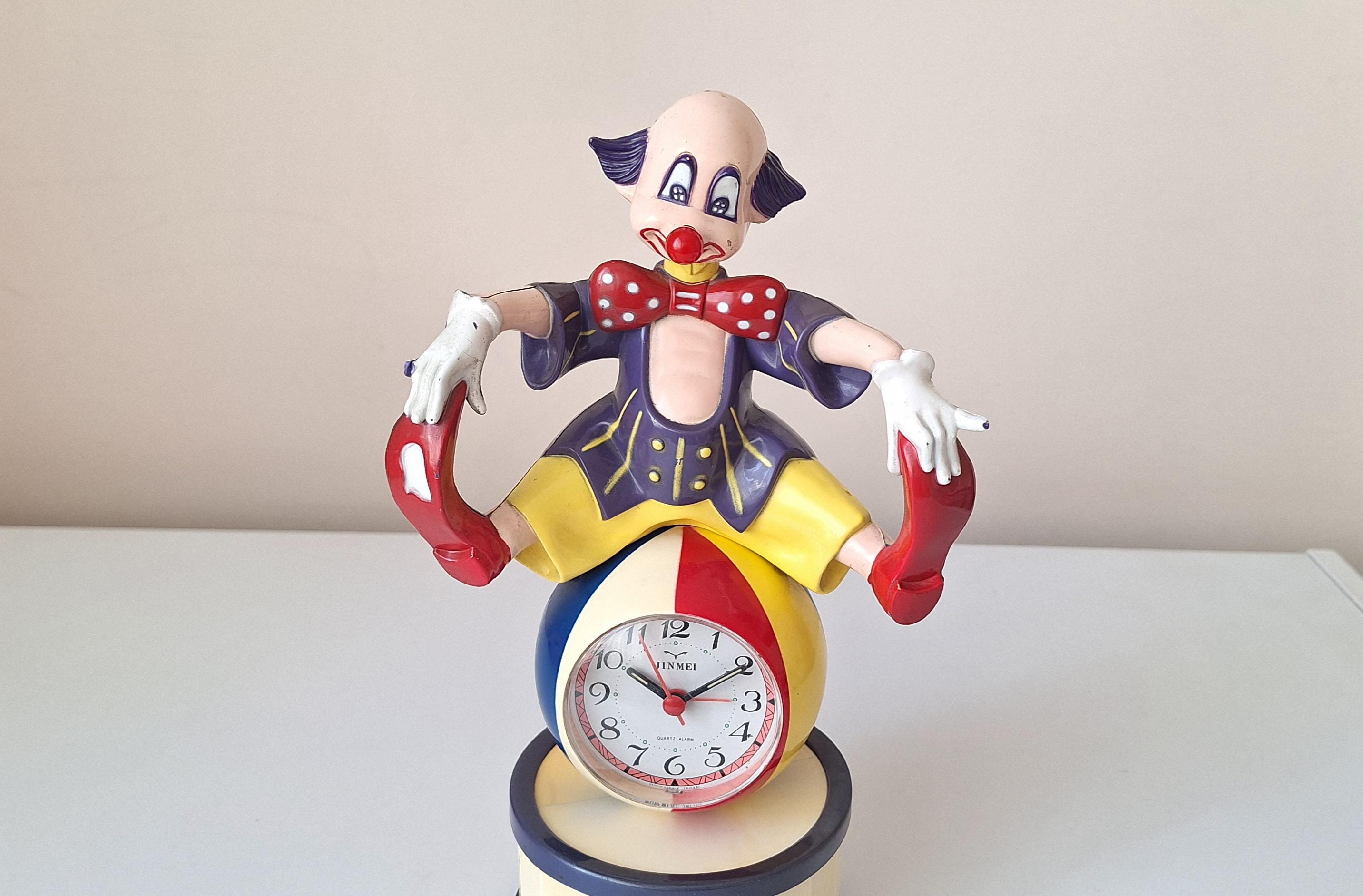 Vintage Japanese Clown Alarm Clock: 1980s Kids Room Decor - Etsy