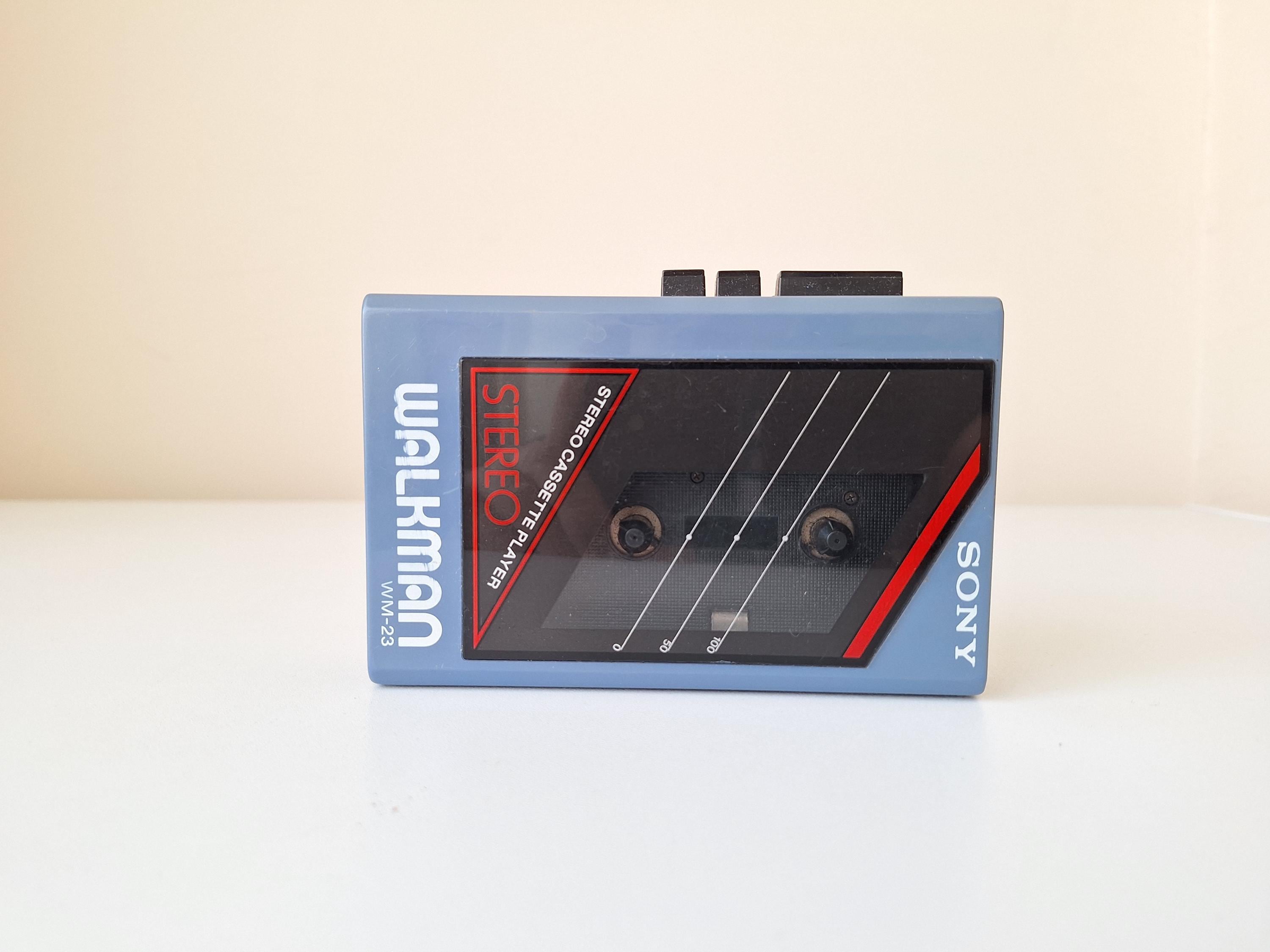 Rare Vintage Sony Walkman WM-23 Cassette Player - Etsy