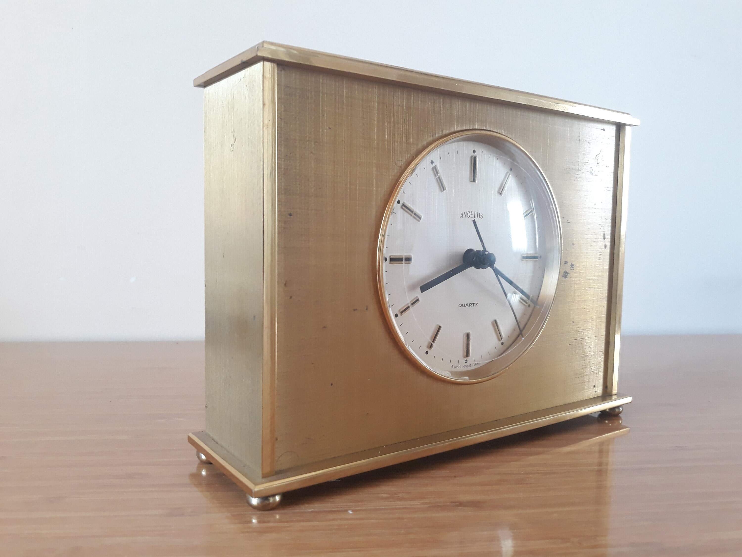 Antique Angelus Electric Table Clock - Swiss Made - Etsy