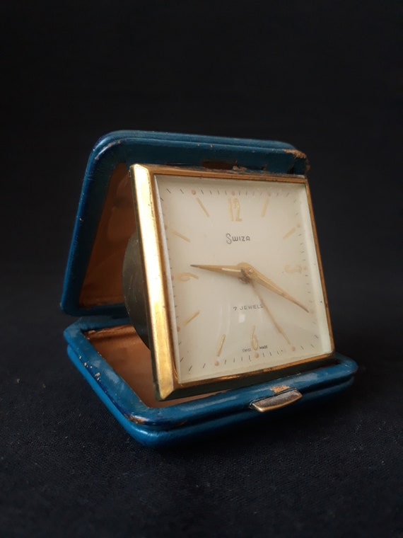 アンティーク スウィザ 目覚まし時計：スイス製機械式時計 - Etsy 日本