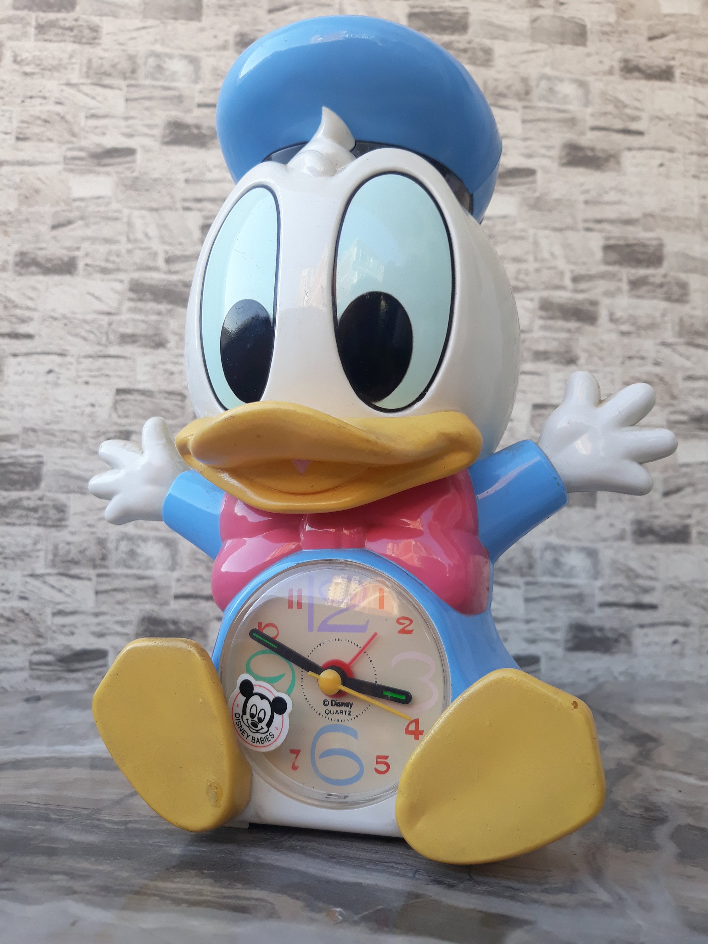 希少なウォルト ディズニー ドナルド ダック 目覚まし時計
