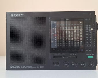SONY ICF-7601 FM/AM/SW 12BANDS 昭和レトロ SONY ICF-7601 AM/FM/SW 12 Band Transistor Radio | eBay