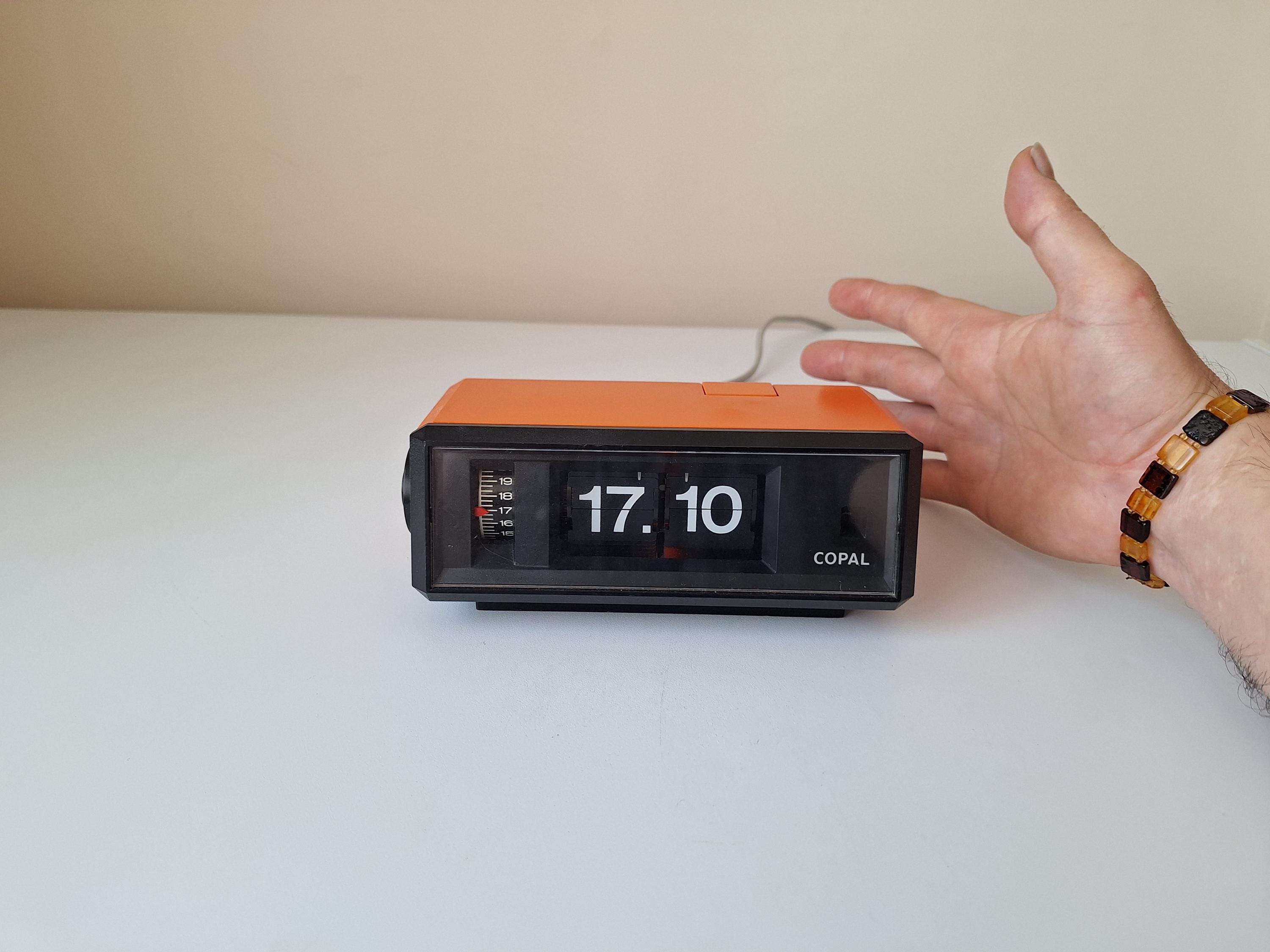 Vintage Copal Flip Clock, Space Age Electronic Timepiece, Japan