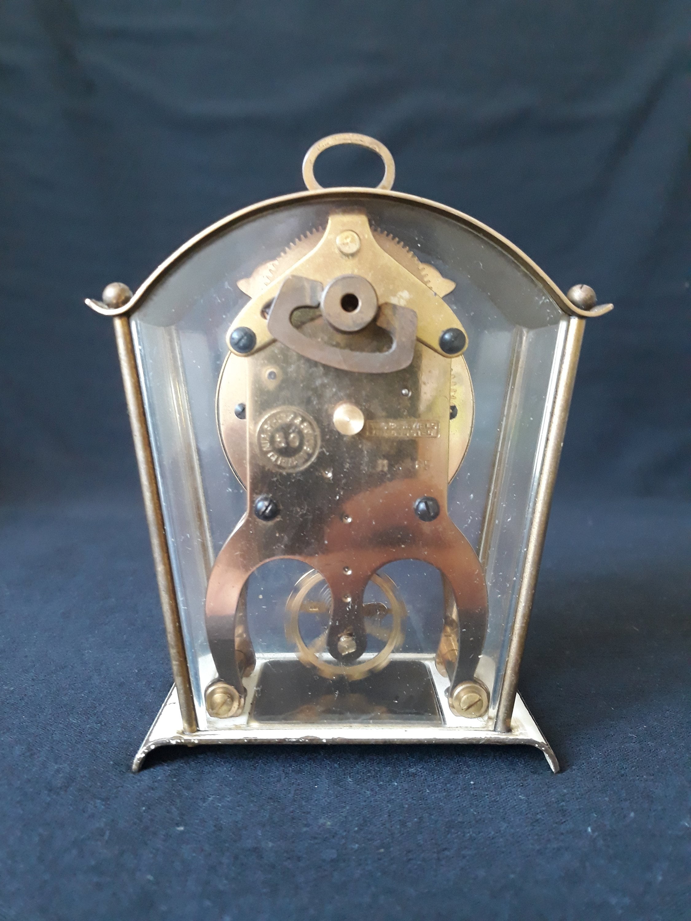 Rare Antique Schatz 8 Day Clock: Mechanical Table Clock, Made in