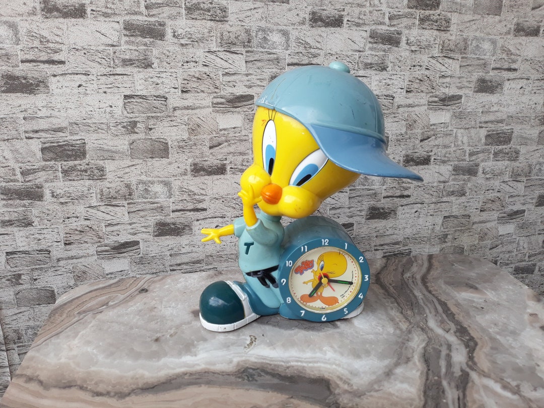 Rare Tweety Alarm Clock Tweety Table Clock Tweety Clock Etsy