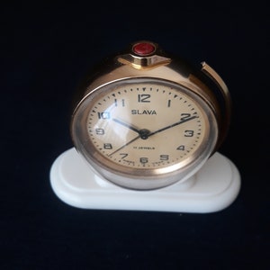 Antique Slava Clock, Vintage Slava Clock, Slava Clock, Antique Clock ...