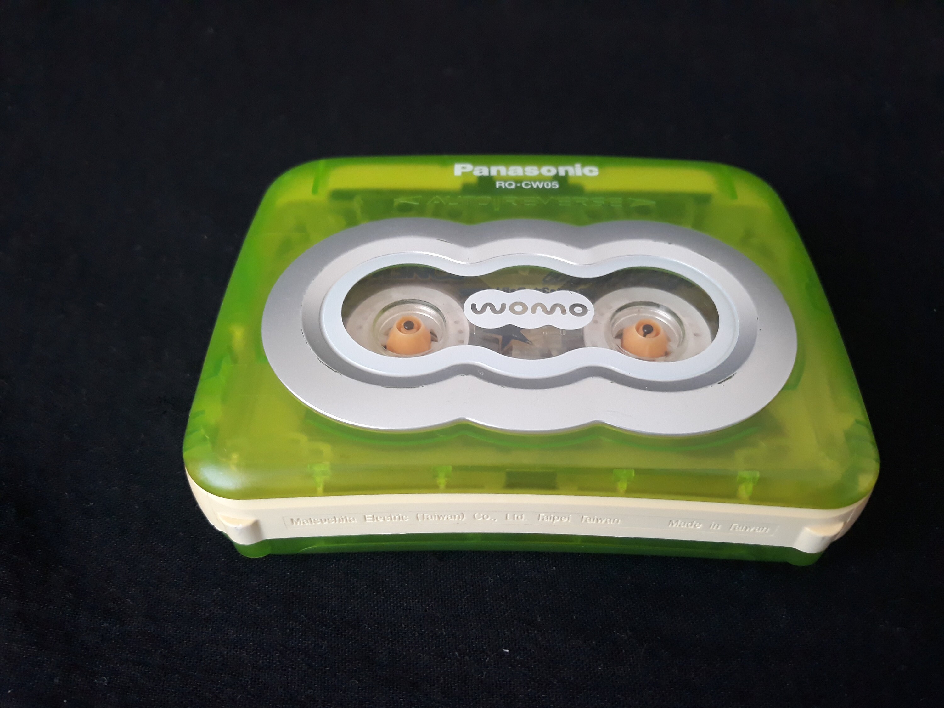 ヴィンテージ 透明 パナソニック カセットプレーヤー RQ-CW05