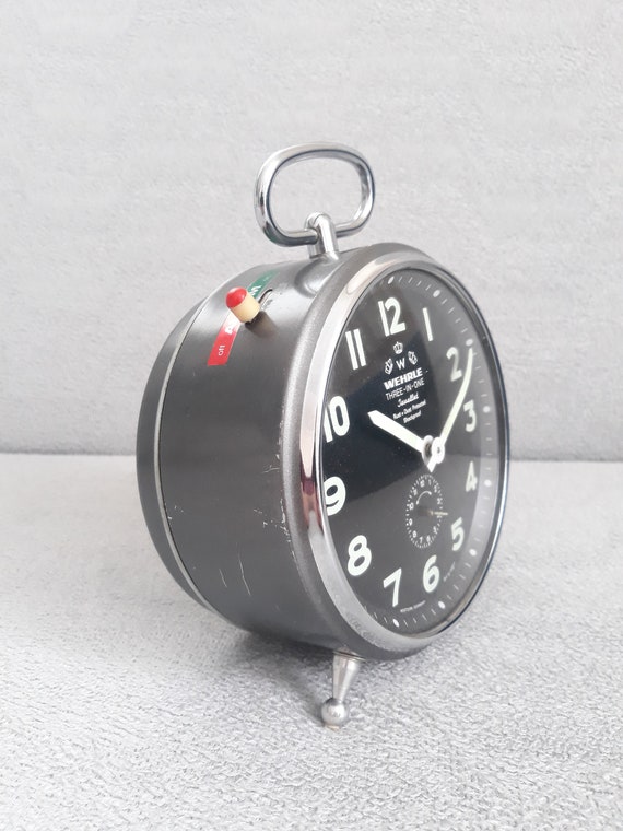 WEHRLE ウエラ　THREE-IN-ONE 目覚まし時計 GERMANY 家具・インテリア WEHRLE ウエラ THREE-IN-ONE 目覚まし時計