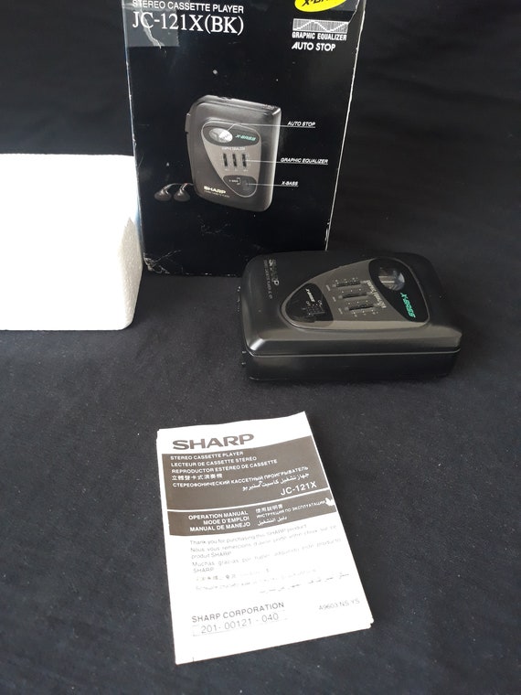 SHARP - ケンシロウ Vintage Sharp Walkman JC-121: Collectible Cassette Player - Etsy