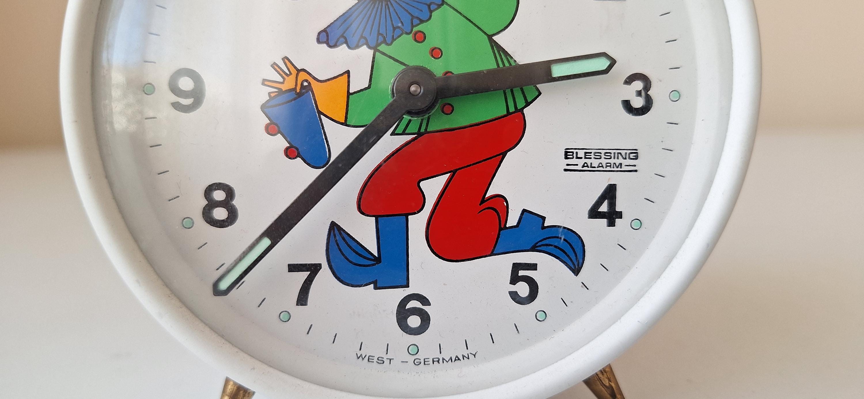 アンティーク ブレッシング ピエロ アラーム クロック：1950 年代の
