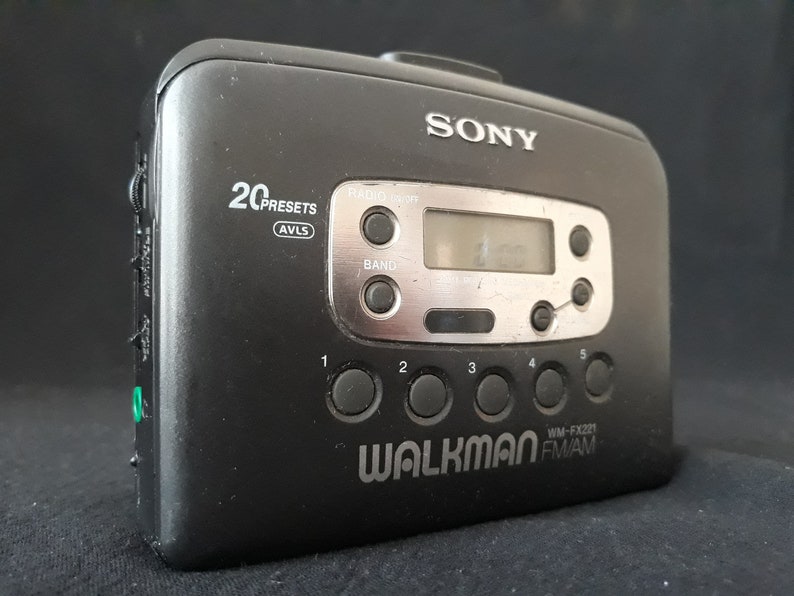 Vintage Sony Walkman Cassette Player Rare Sony Cassette Etsy