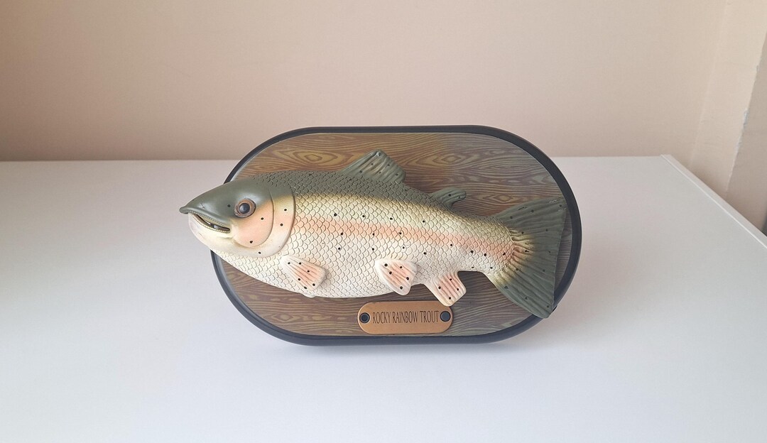 Fish 90s Picture Vintage Animated Singing Fish: 1990s Novelty Decor - Etsy Canada