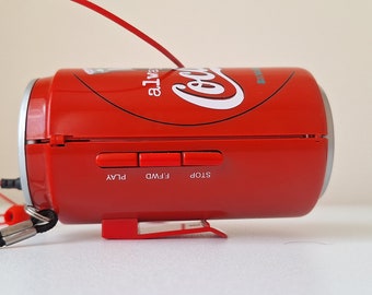 walky music カセットプレーヤー TP-1 Coca-Colaデザイン walky music カセットプレーヤー TP-1 Coca-Colaデザイン walky