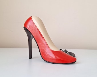 Vintage 1980s Red Shoe Phone: Novelty Home Decor