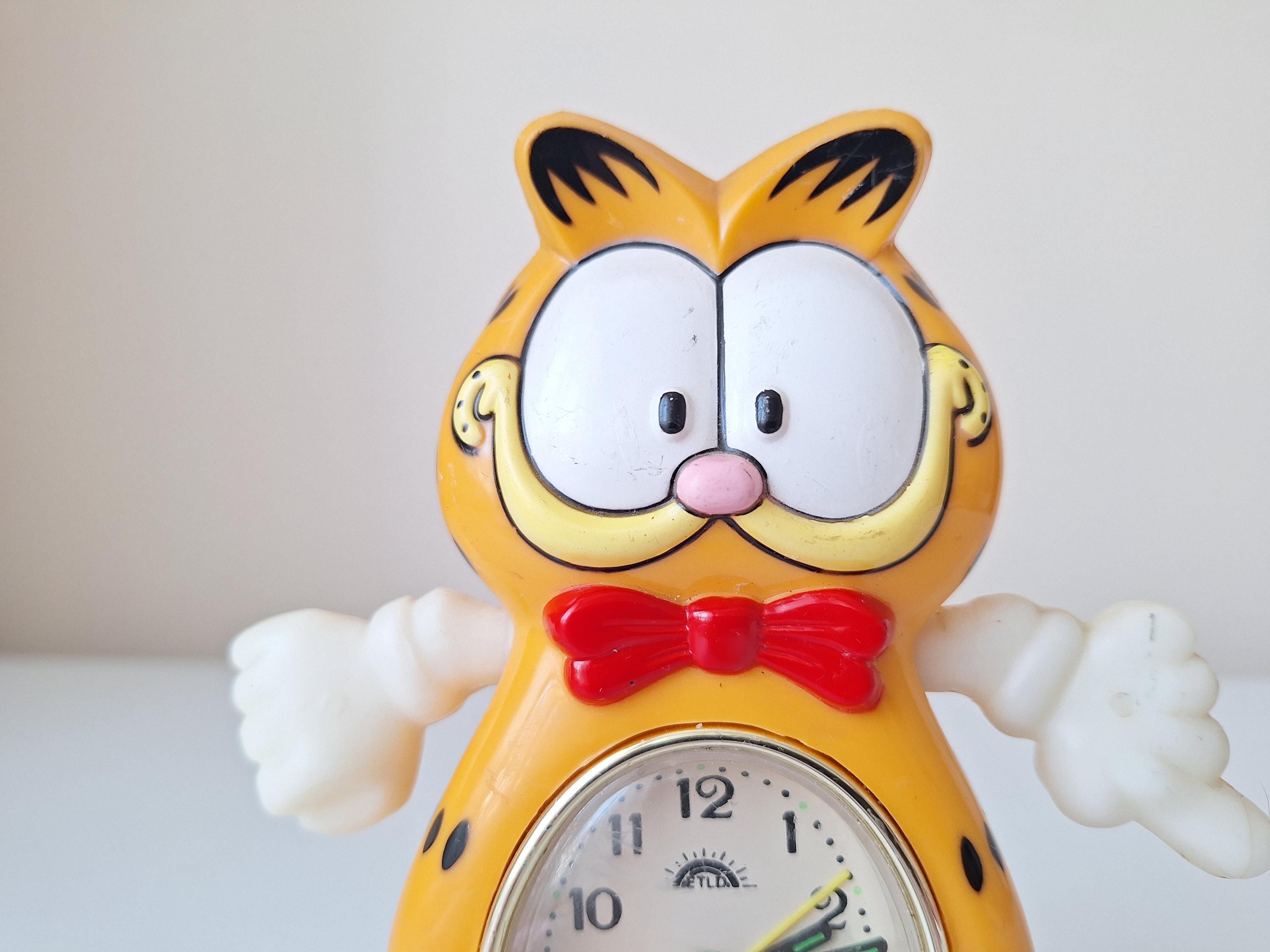 Rare 1980s Vintage Garfield Table Alarm Clock - Etsy