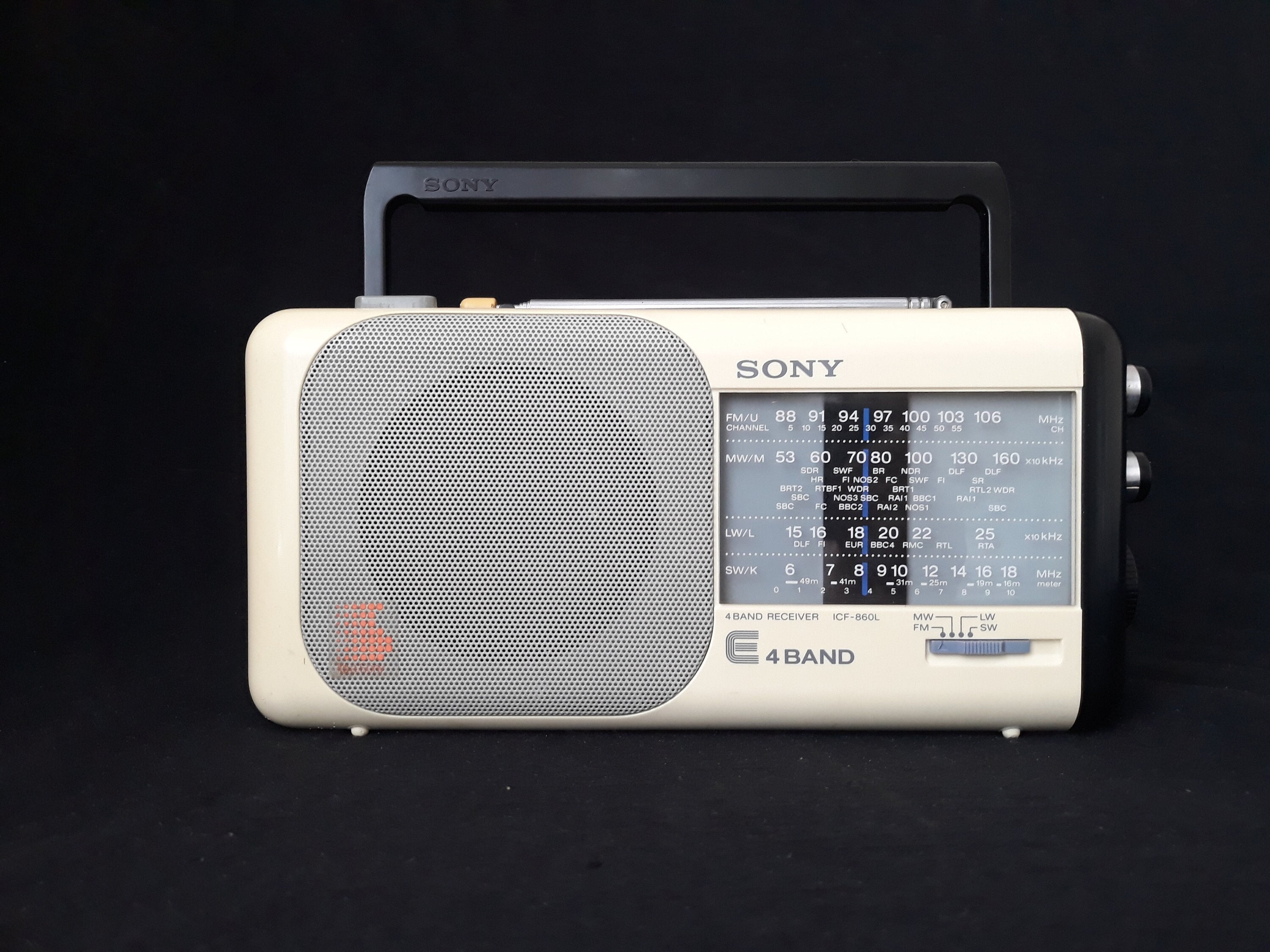 Vintage Rare Sony ICF-860L Radio, Sony ICF 860L, Sony, Sony