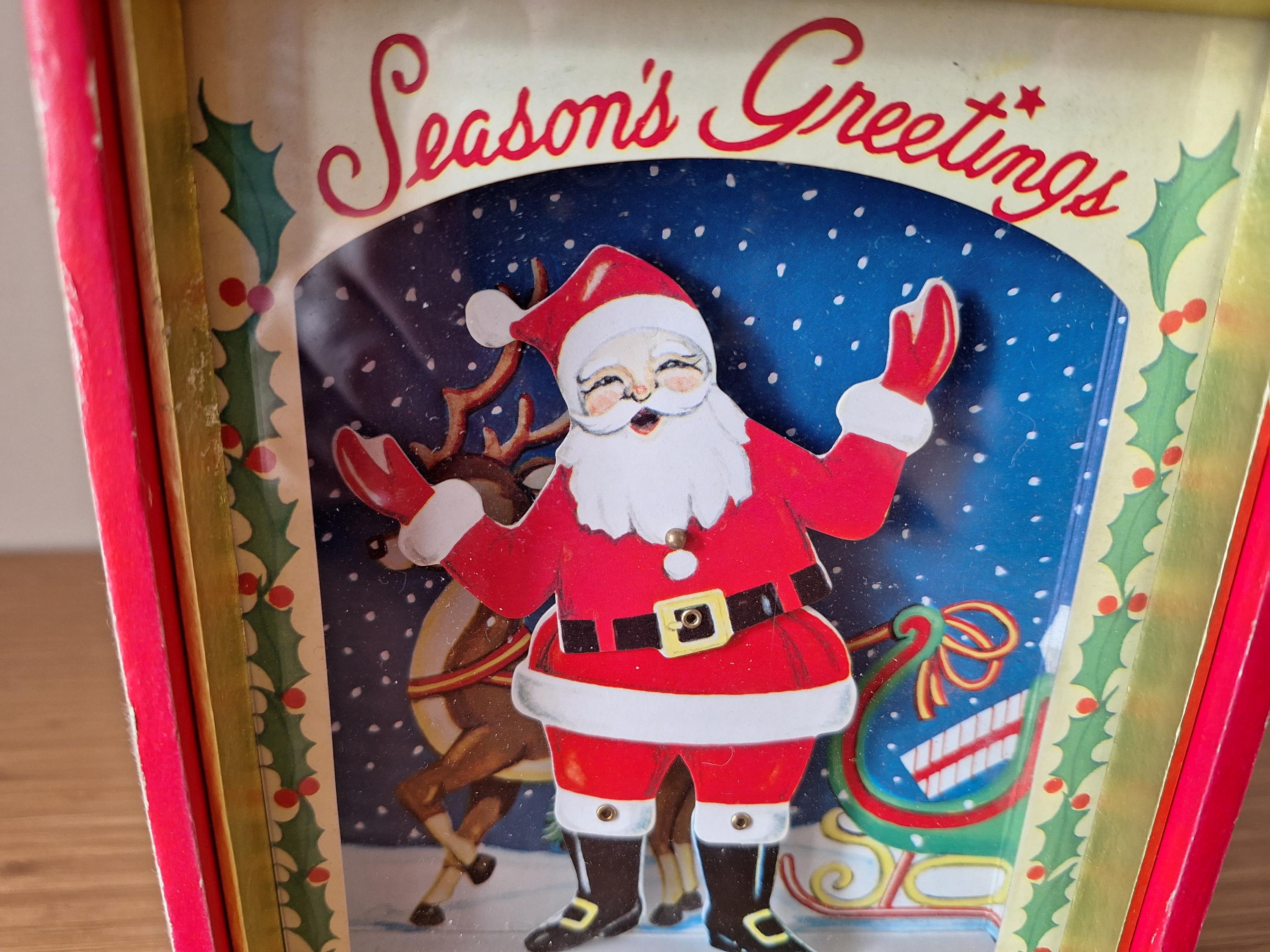 Vintage Very Rare Dancing Santa Music Box, 1980s Vintage - Etsy