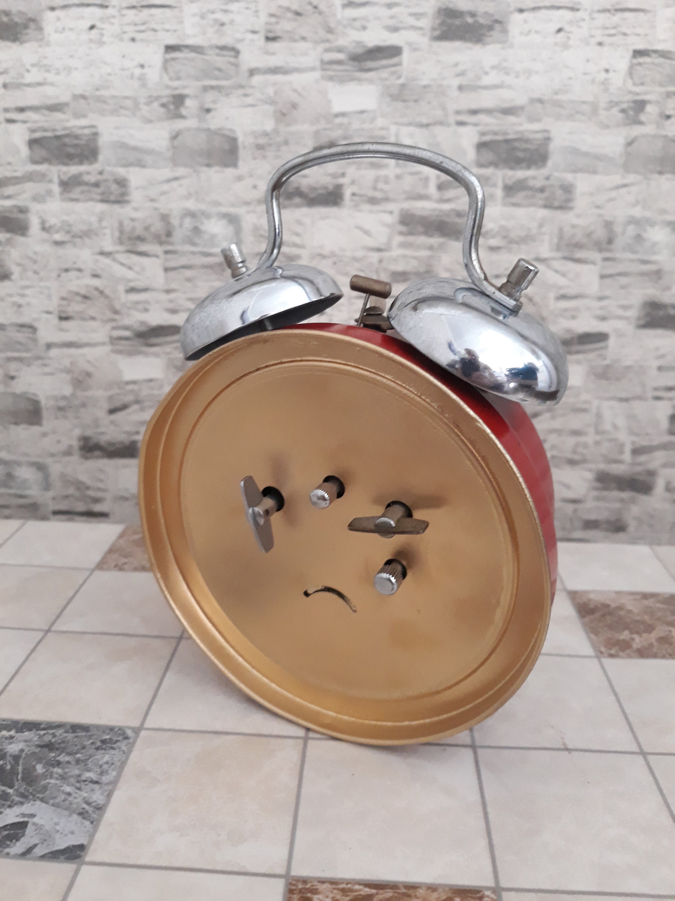 Vintage Chick Playing Saz Alarm Clock - 1970s Animated Model - Etsy
