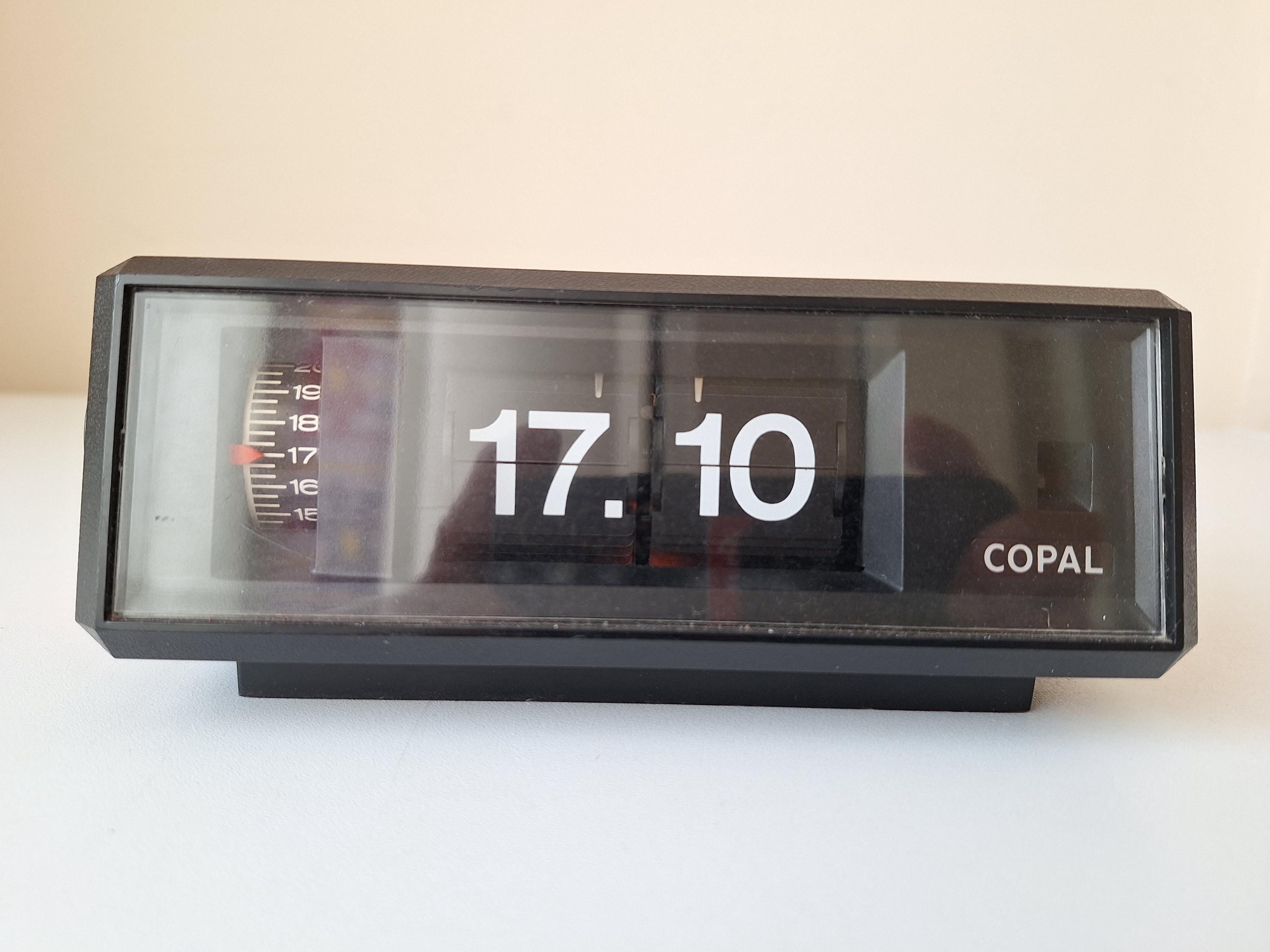 Vintage Copal Flip Clock, Space Age Electronic Timepiece, Japan