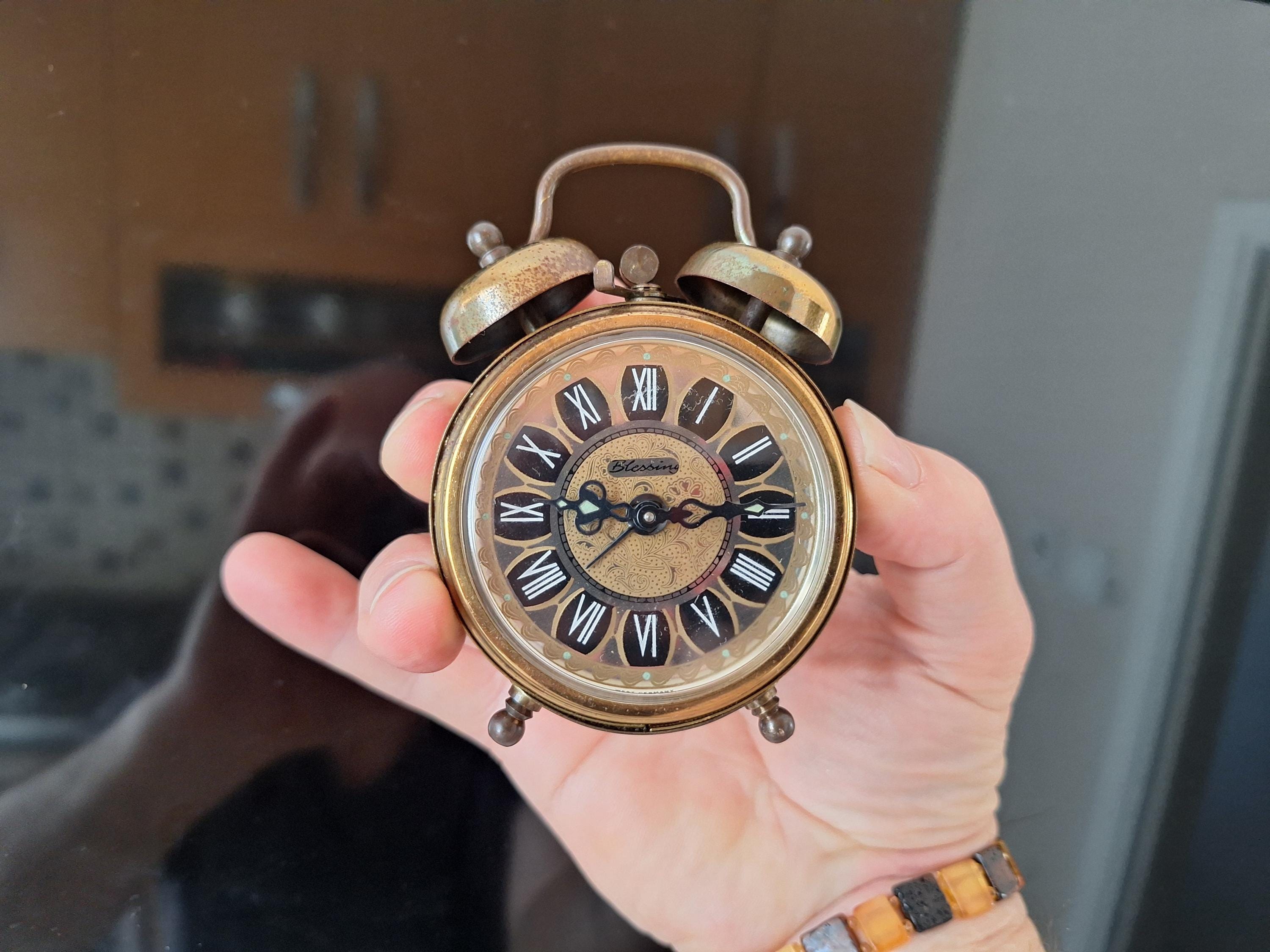 Vintage Blessing German Alarm Clock: 1950s Filigree Desk Clock - Etsy