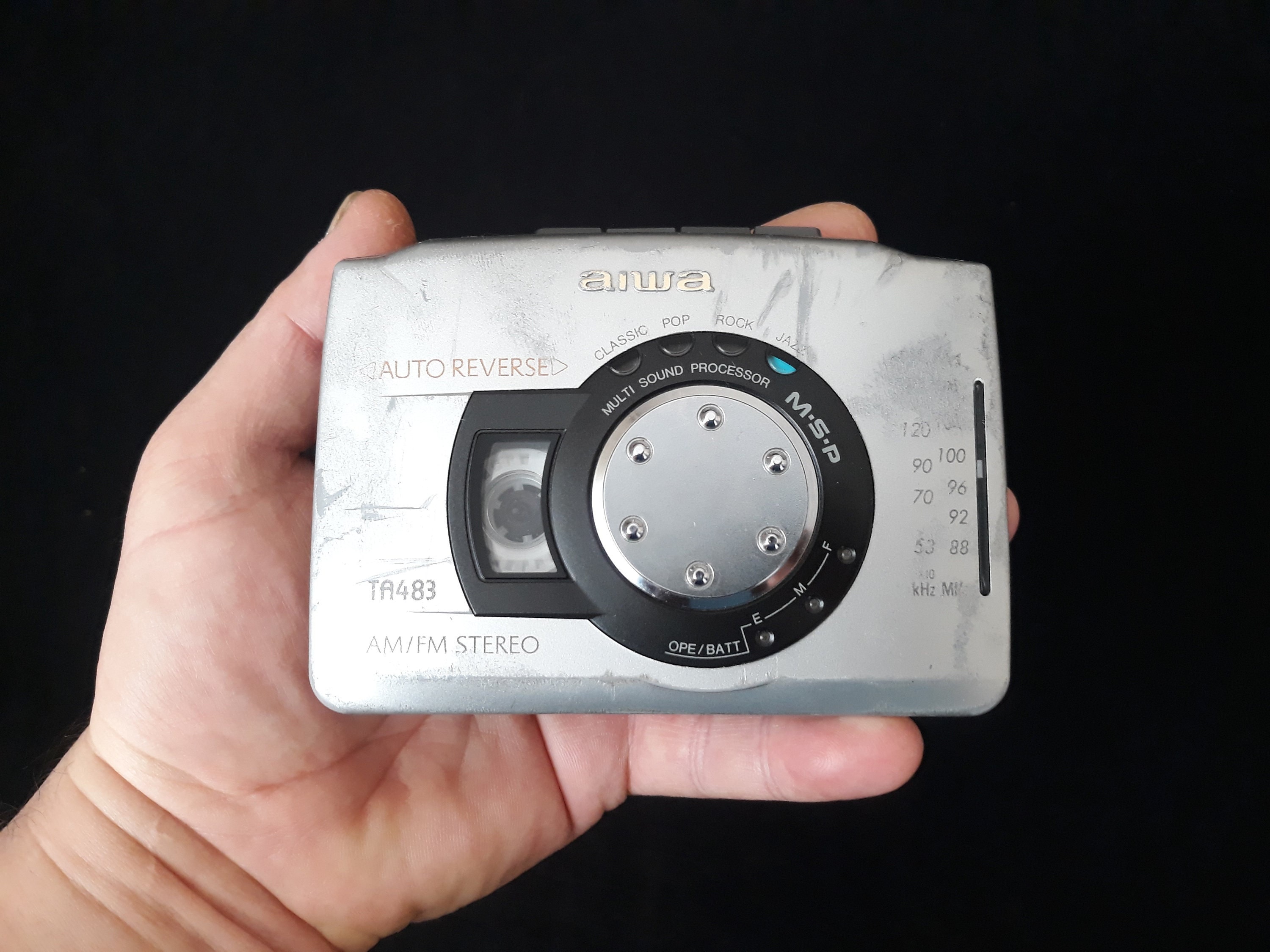 Vintage Aiwa Walkman TA-483 Cassette Player: FM AM Radio - Etsy