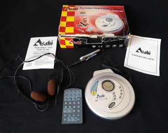 Vintage Asahi Discman VCD2310D CD Player - Fully Working - Etsy