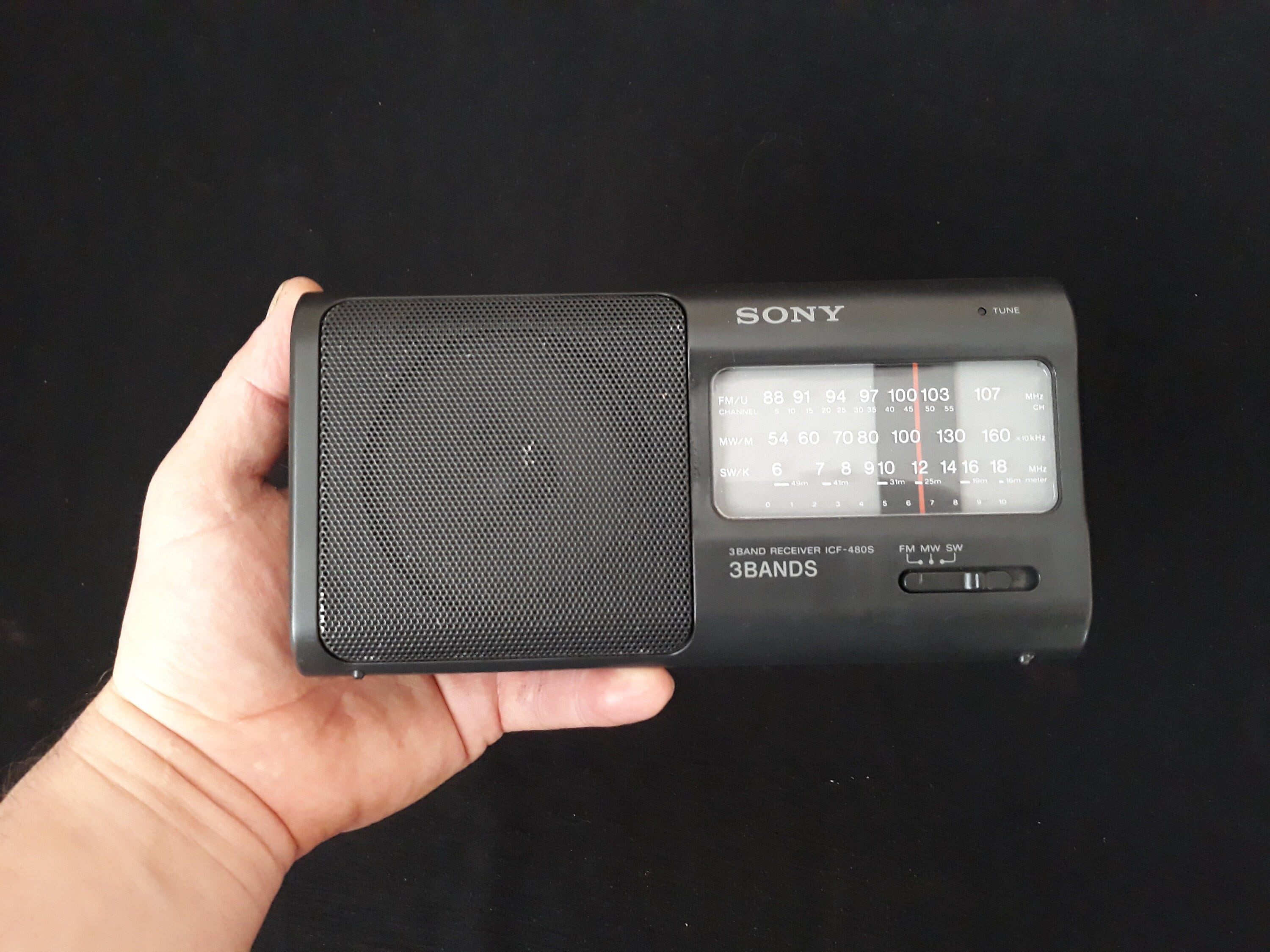 Vintage Sony ICF-480S 3 Ban Receiver, Vintage Radio , Sony, Sony Radio, Sony,  Vintage Radio, Fully Working, Sony ICF 480S , Radio, Walkman -  Israel