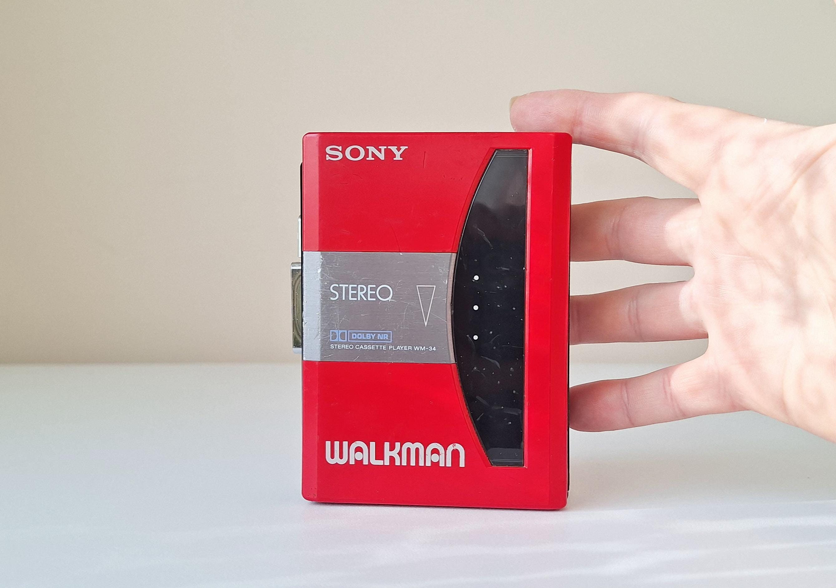 ビンテージ ソニー ウォークマン WM-34 カセットプレーヤー - 希少な