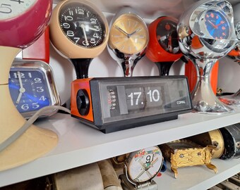 Vintage Copal Flip Clock, Space Age Electronic Timepiece, Japan