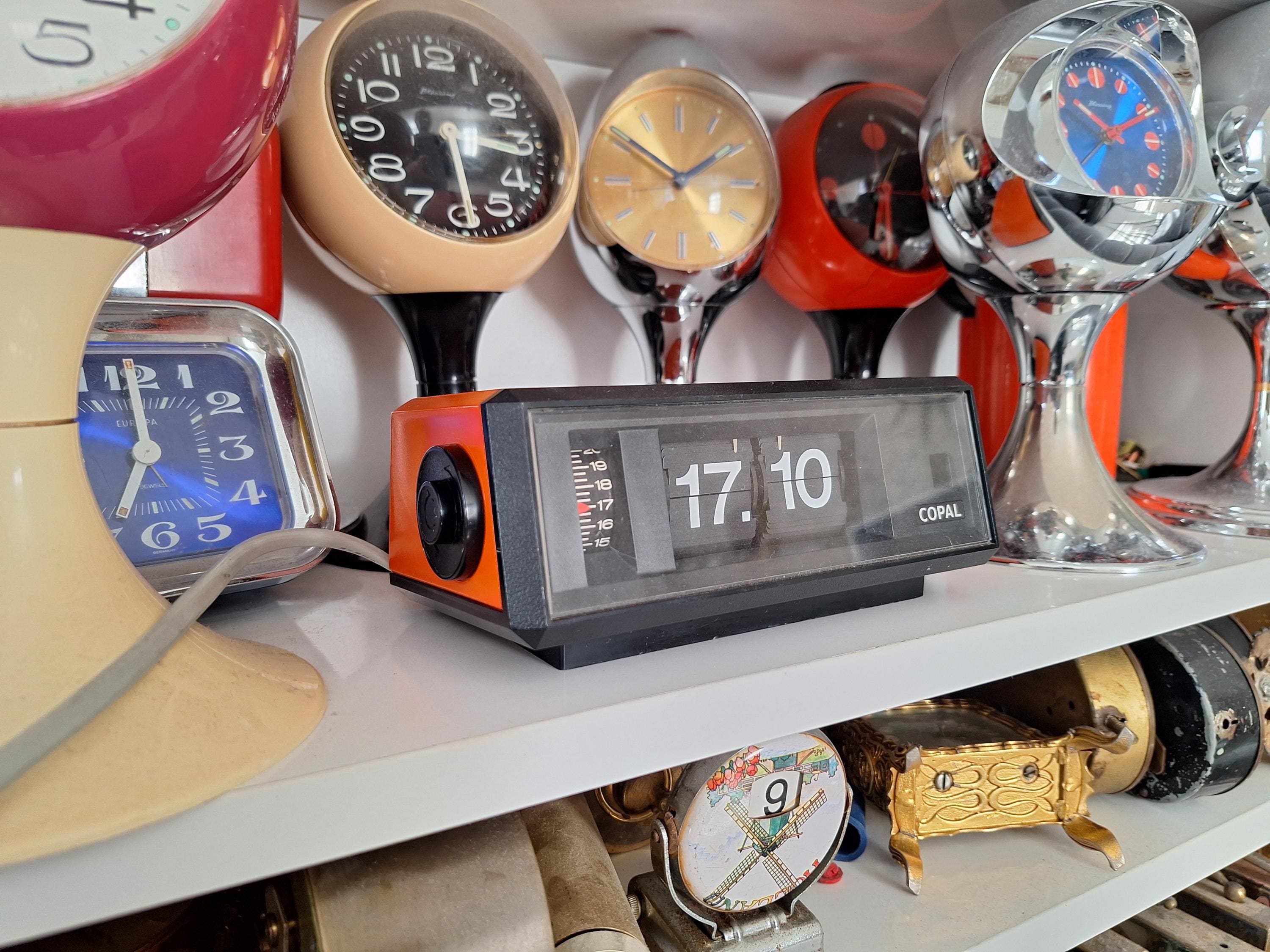 Vintage Copal Flip Clock, Space Age Electronic Timepiece, Japan