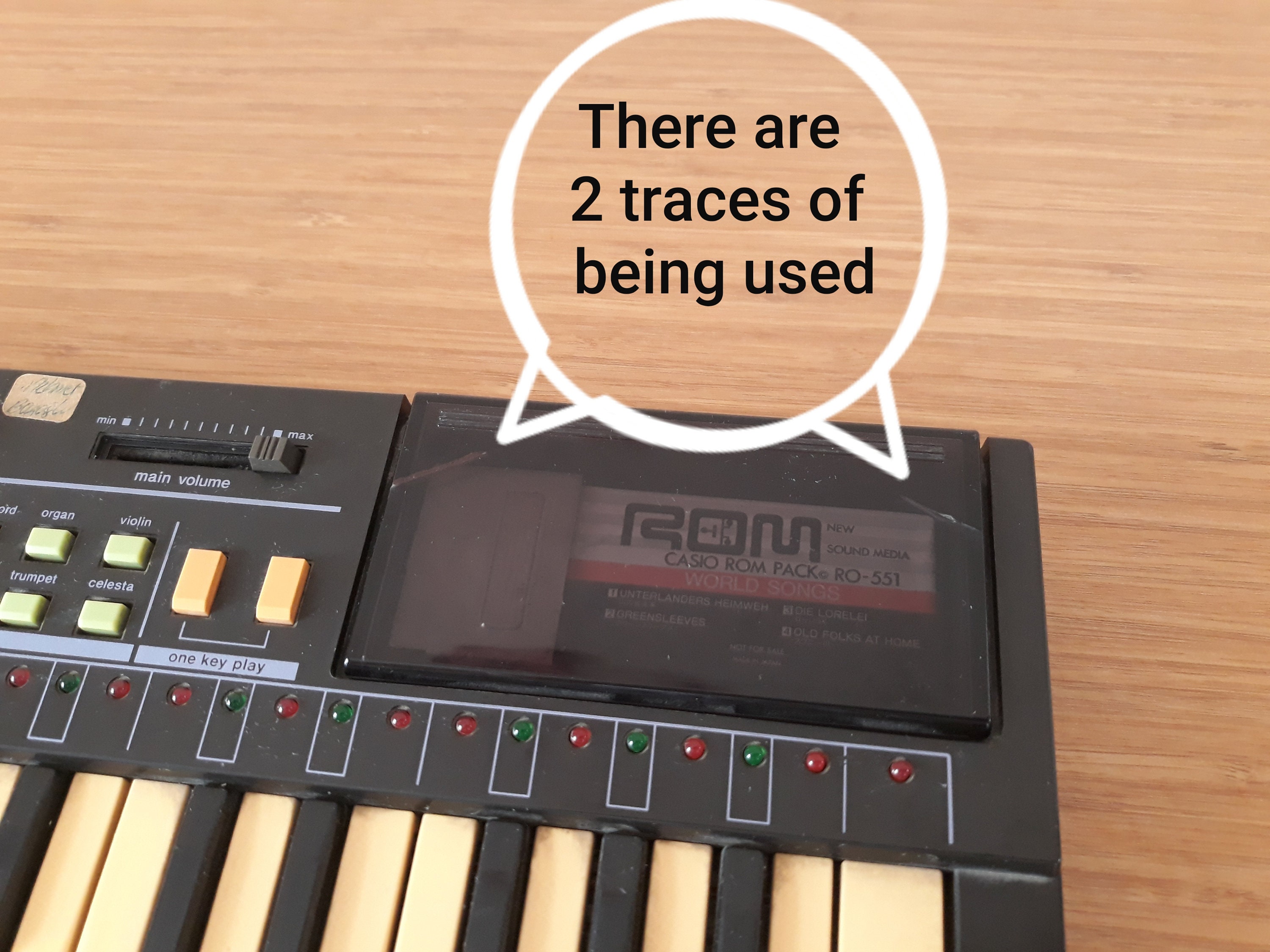 Vintage Casio PT-80 Mini Piano - Electronic Musical Instrument - Etsy