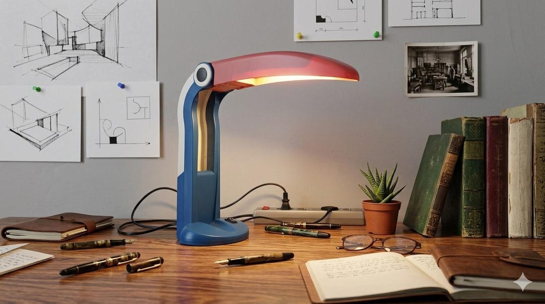 Vintage Toucan Table Lamp - H.T. Huang Design - 1980s Home Decor