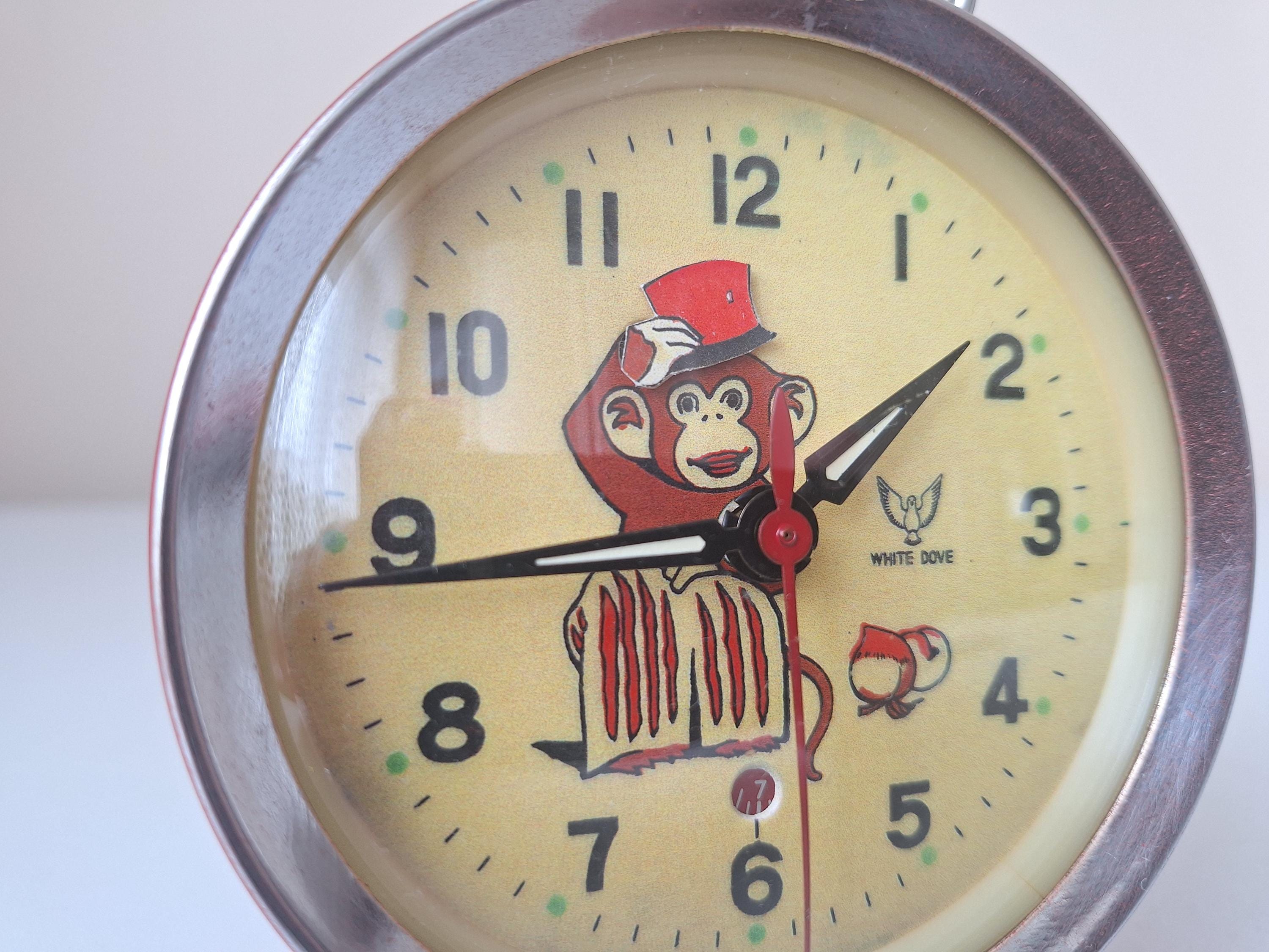 Antique Chimp Animation Alarm Clock, 1970s Monkey Clock - Etsy