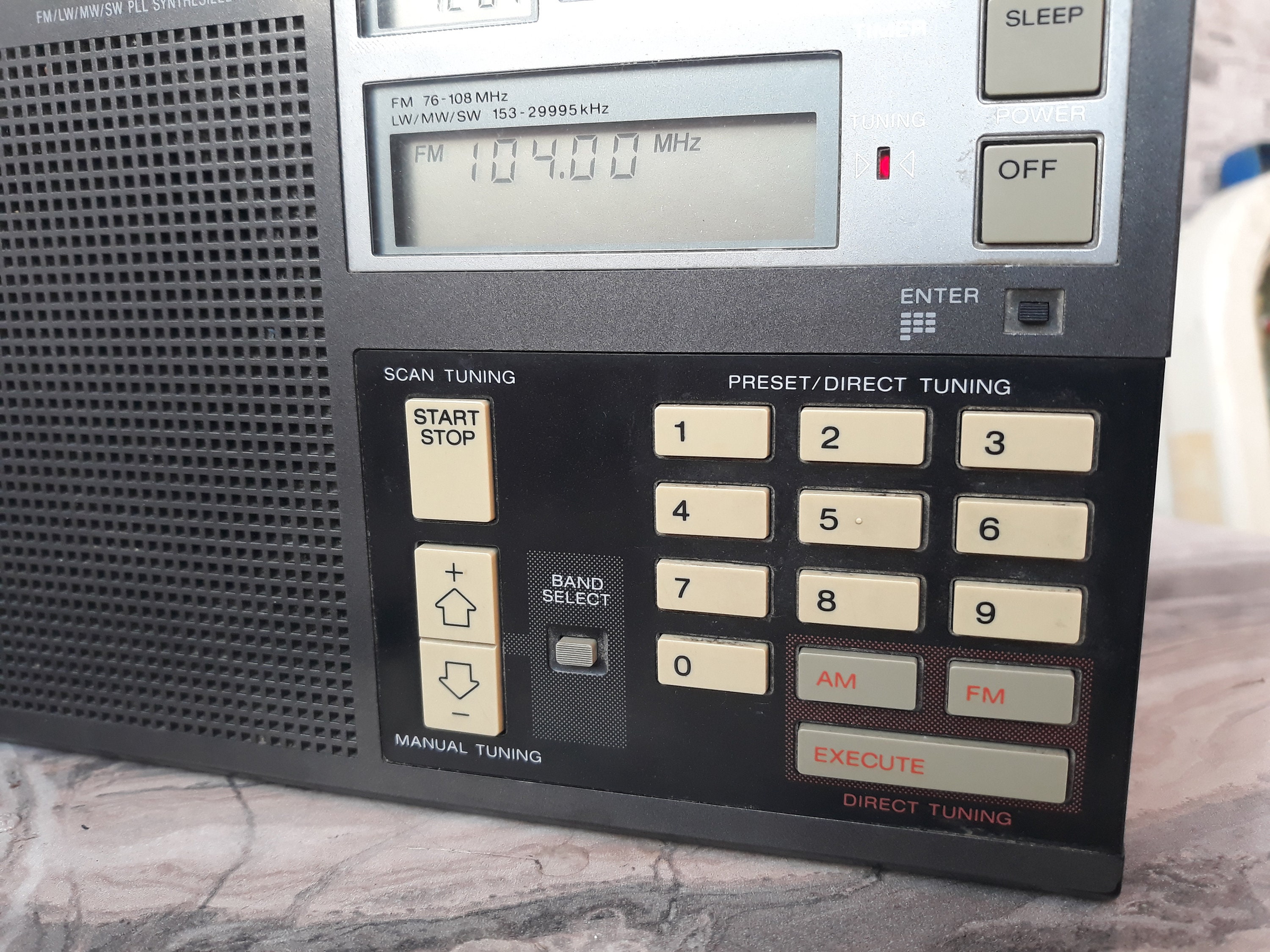 Vintage Sony ICF-7600D, Sony ICF7600D, Sony, Sony Radio