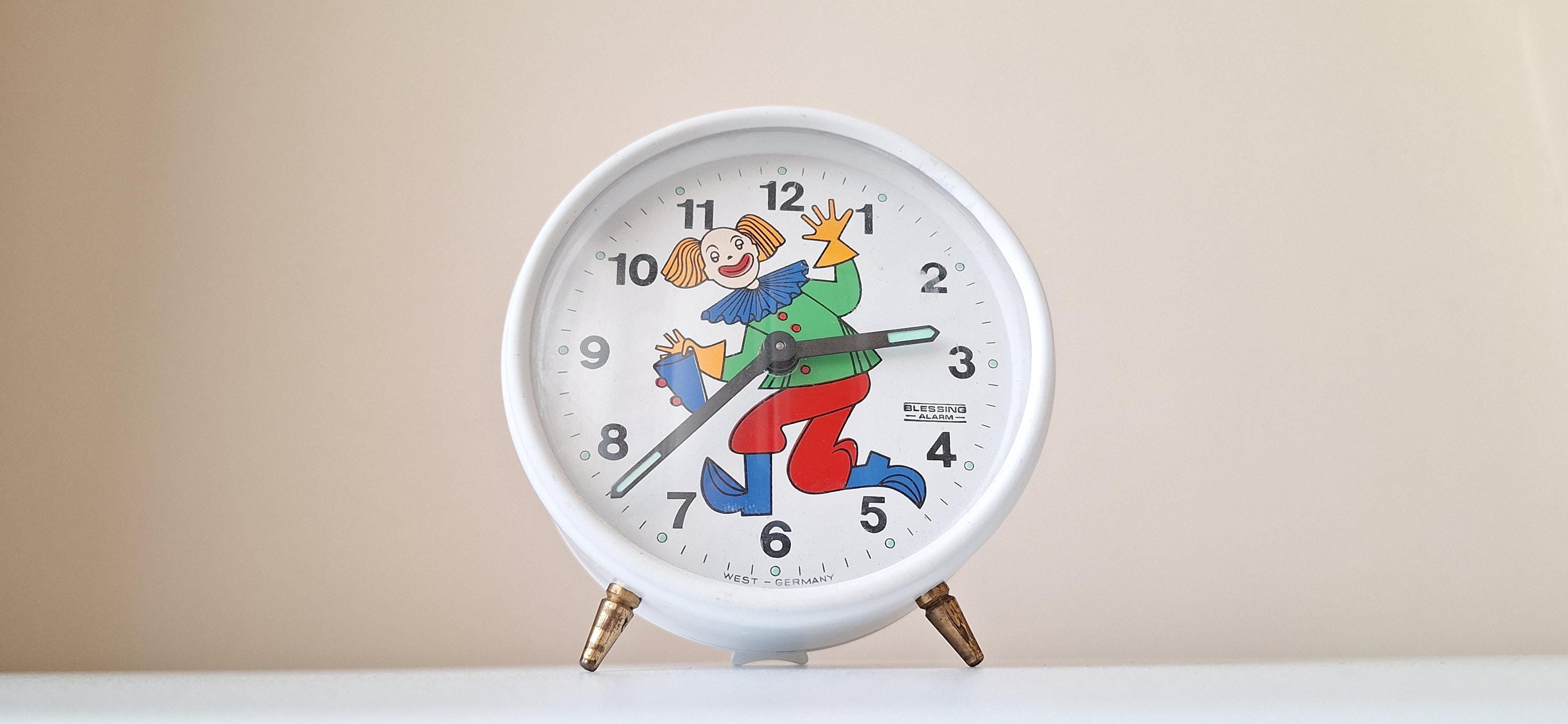 Blessing　ヴィンテージアラーム置時計 アンティーク ブレッシング ピエロ アラーム クロック：1950 年代の