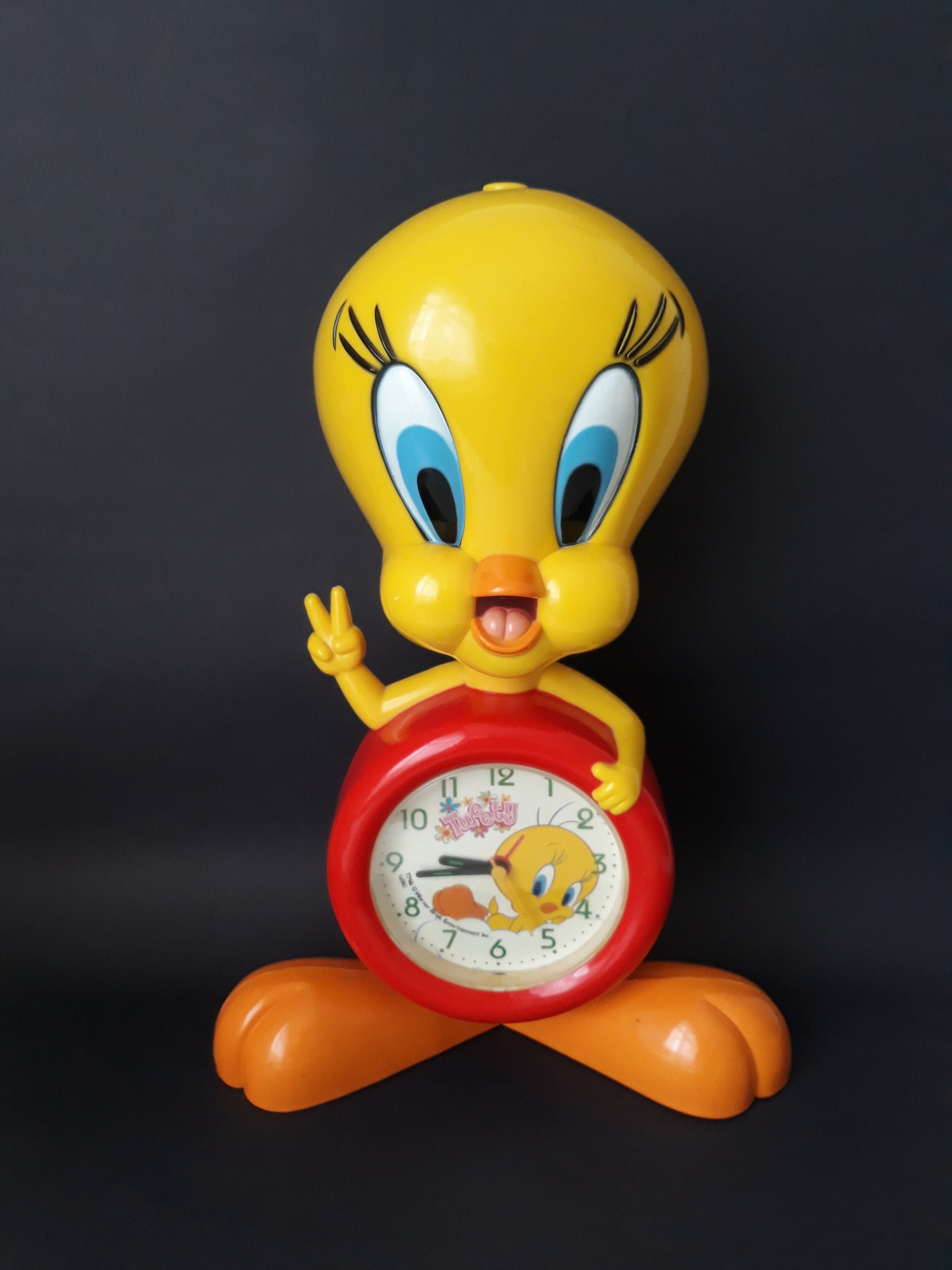 ヴィンテージ 1980年代 トゥイーティーバード 目覚まし時計：希少な