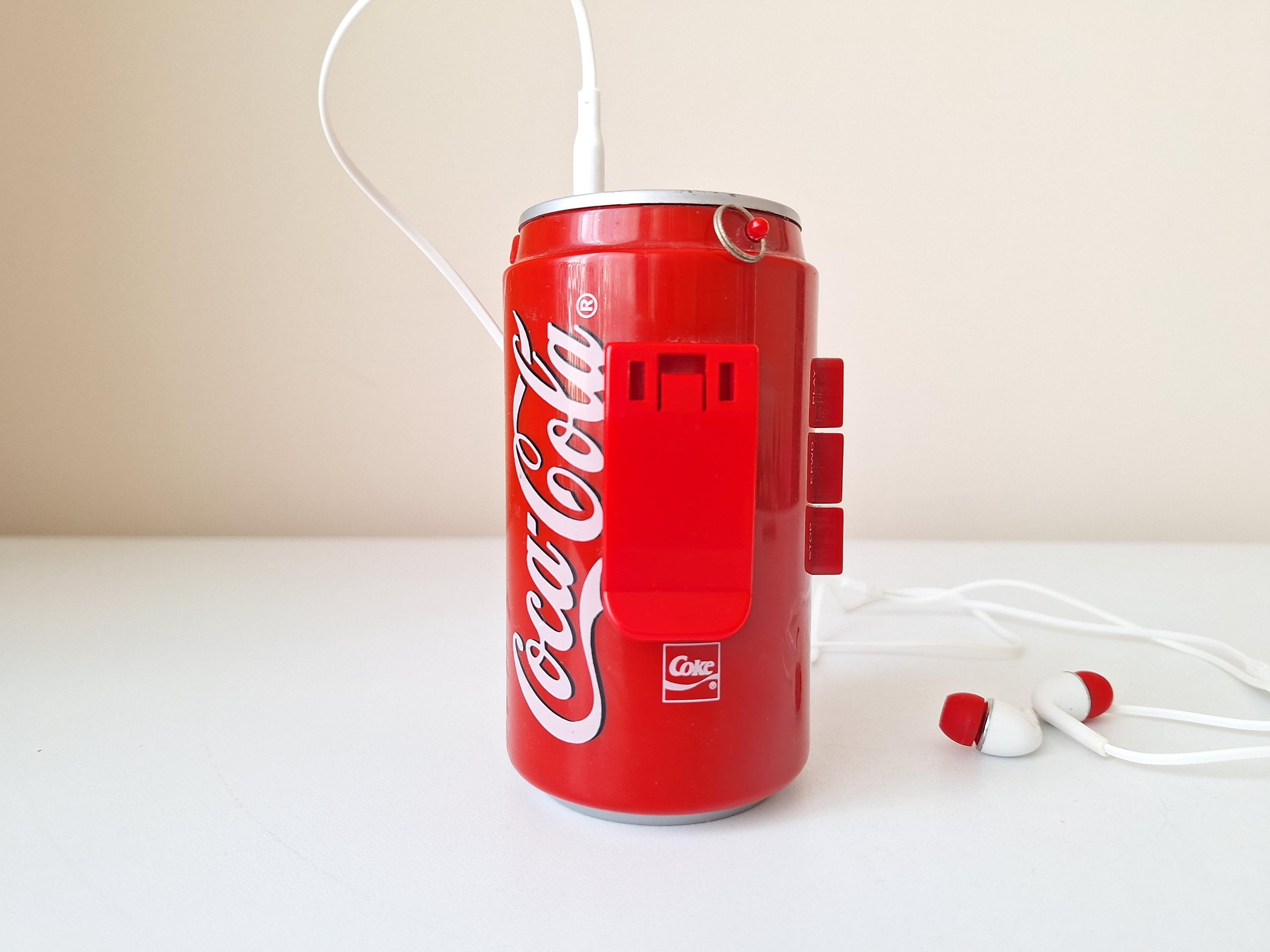 ヴィンテージ コカコーラ缶ウォークマン：Akura C401 カセット