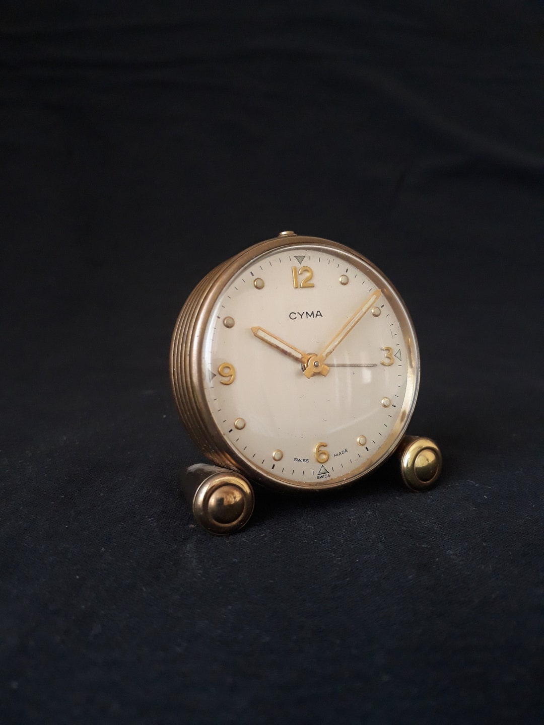 Antique Cyma Alarm Clock Antique Clock Vintage Clock Cyma Etsy