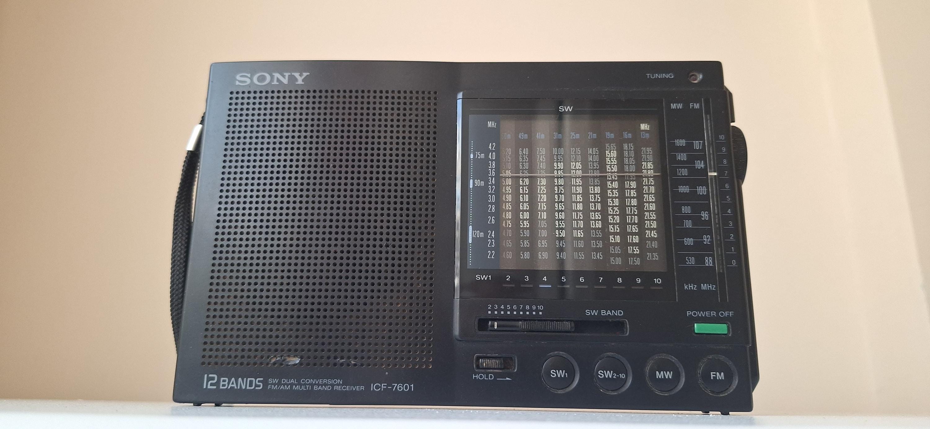 Vintage Sony ICF-7601 12 Band Worldwide Receiver, Sony Streo 12 , Sony, Sony Radio, Vintage Radio, Fully Working, Sony ICF 7601, Radio, Gift - Etsy Vintage Sony ICF-7601 12 Band Worldwide Receiver, Sony Streo 12 , Sony, Sony Radio, Vintage Radio, Fully Working, Sony ICF 7601, Radio, Gift - Etsy