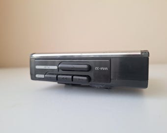 SONY WALKMAN カセットプレーヤー WM-32 箱付き ビンテージ ソニー ウォークマン WM32 カセットプレーヤー - 完全動作