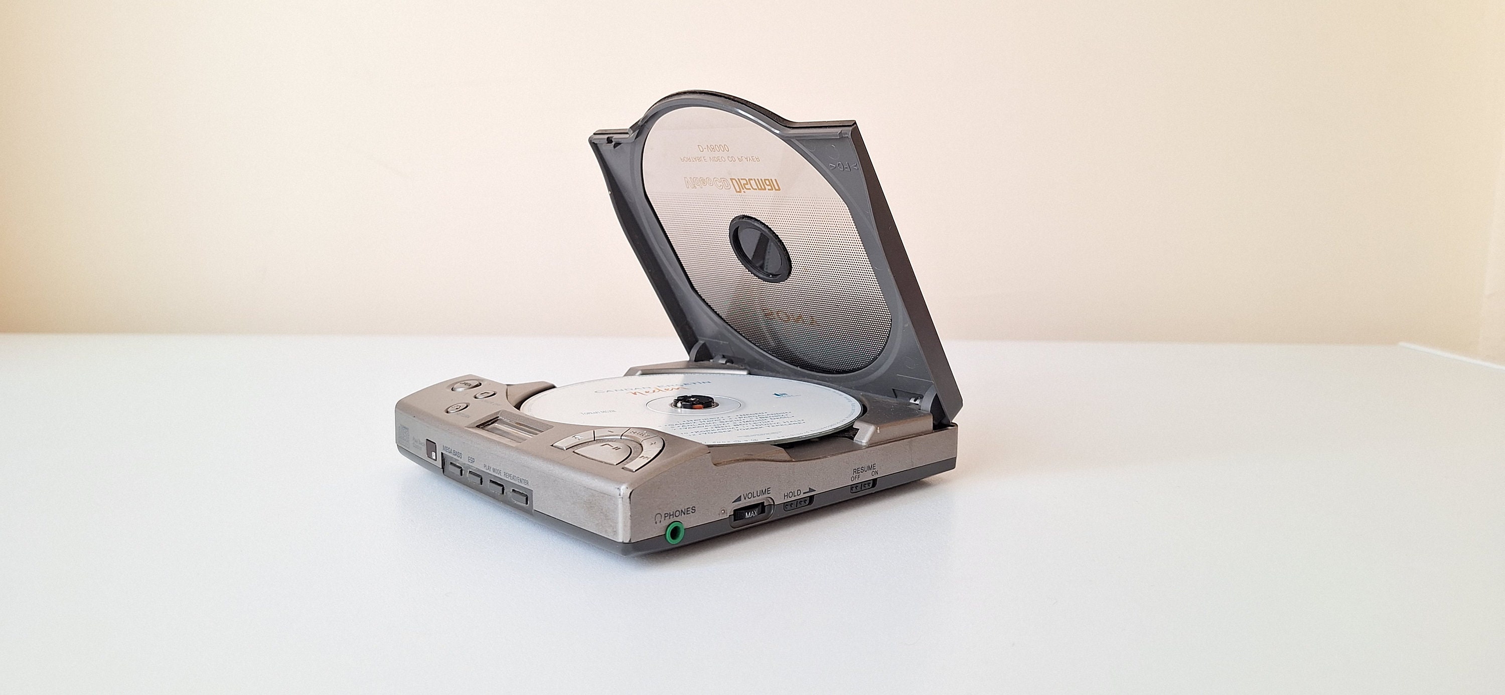 Reproductor de CD Sony Discman D-V8000 antiguo - Etsy España