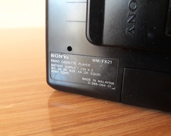 ［整備済完動品］SONY WM-FX21 カセットウォークマン ビンテージ ソニー ウォークマン カセットプレーヤー WM-FX21