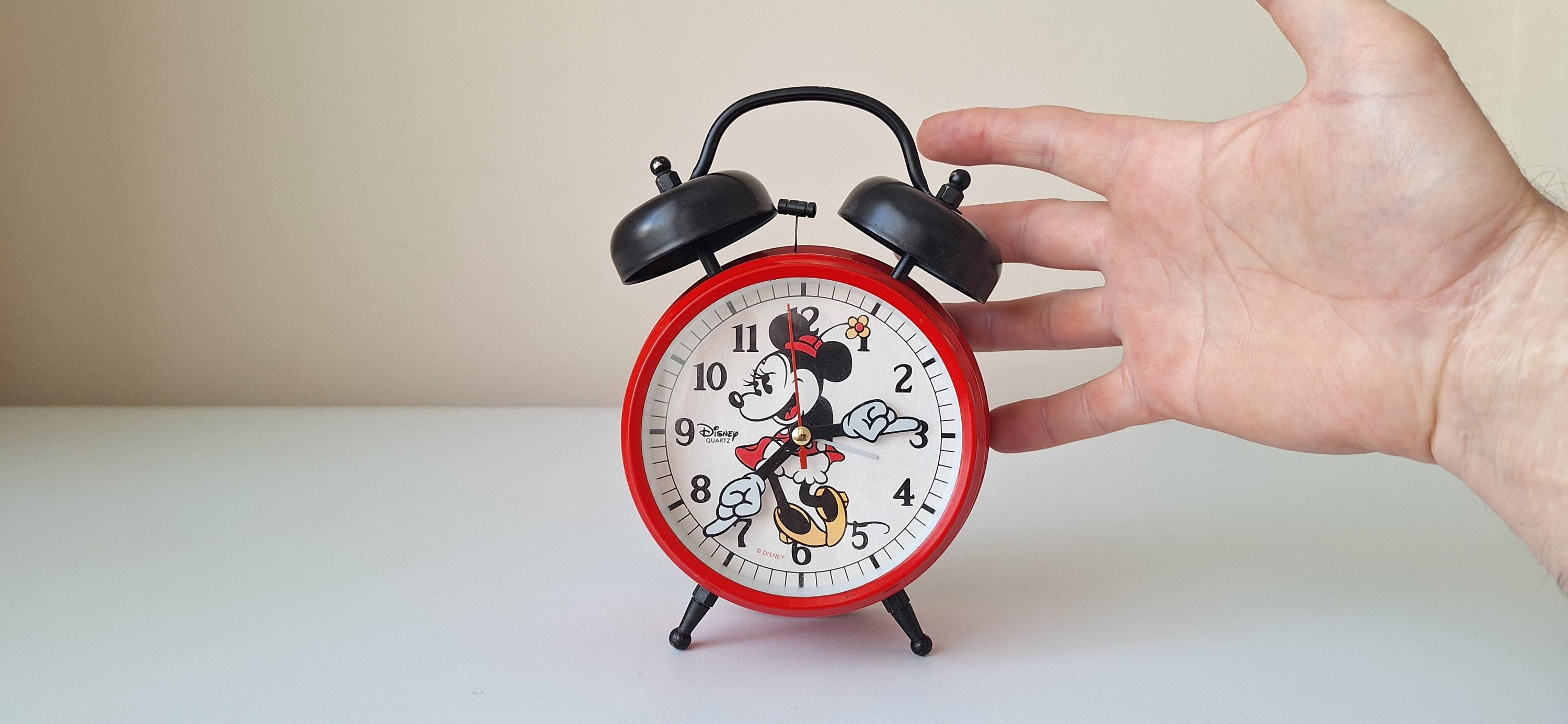 Vintage 1990s Disney Alarm Clock, Red Desk Clock - Etsy