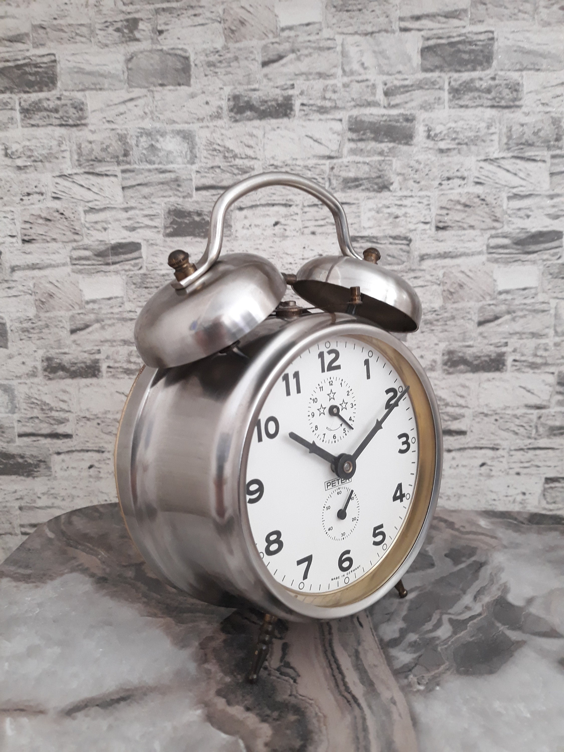 Peter Table Clock Peter Clock,antique Clock, Peter Mechanical Clock, Vintage Peter Clock ...