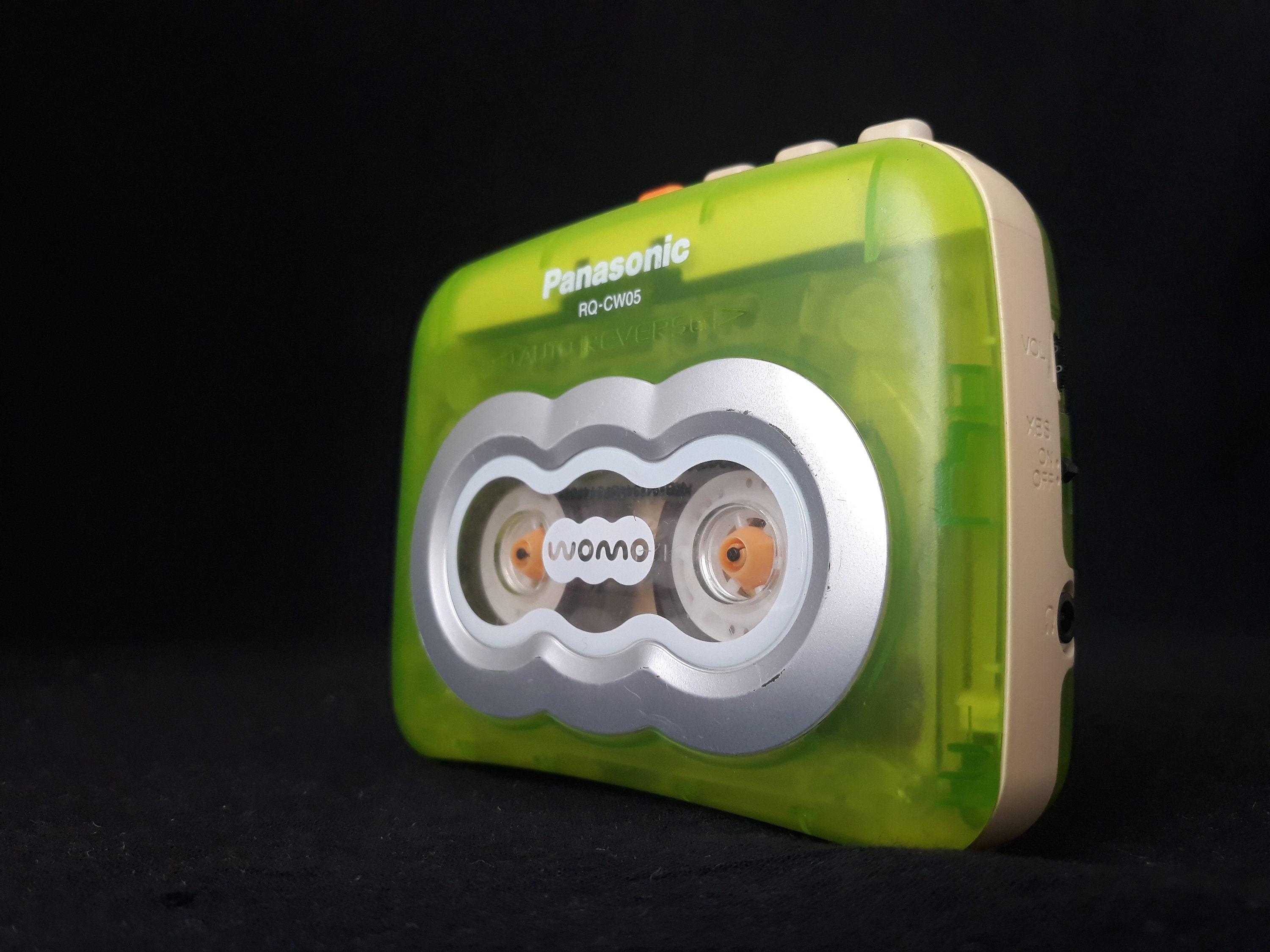 ヴィンテージ 透明 パナソニック カセットプレーヤー RQ-CW05