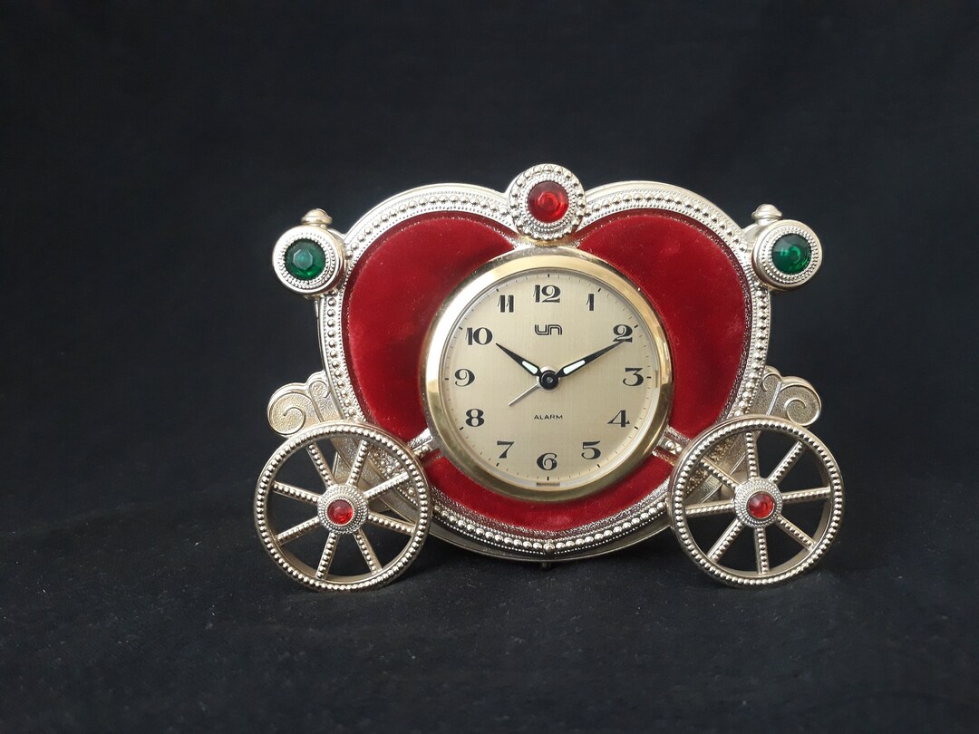 Antique UN Alarm Clock, Antique Clock, Vintage Clock, UN, UN Clock, Clock, Alarm Clock, Table